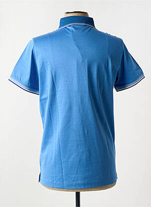 Polo coupe droite manches courtes bleu LAGERFELD homme