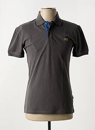 Polo coupe cintrée manches courtes gris NAPAPIJRI homme