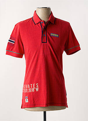 Polo coupe cintrée manches courtes orange NAPAPIJRI homme