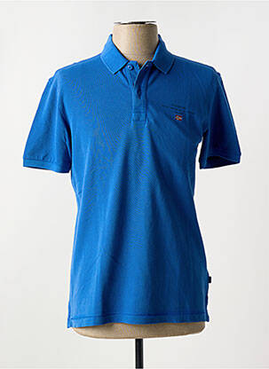 Polo coupe cintrée manches courtes bleu NAPAPIJRI homme