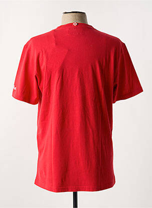 T-shirt coupe droite manches courtes rouge MC2 SAINT BARTH homme