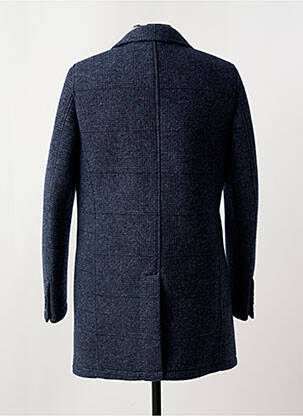 Manteau long coupe droite sans capuche gris MANUEL RITZ homme