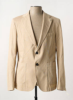 Blazer manches longues beige MANUEL RITZ homme