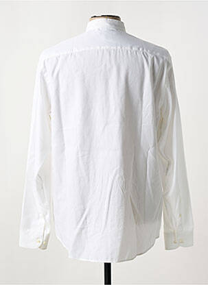 Chemise manches longues coupe droite blanc ARMANI homme