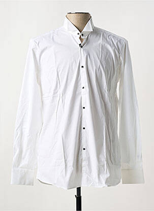 Chemise manches longues coupe droite blanc LAGERFELD homme