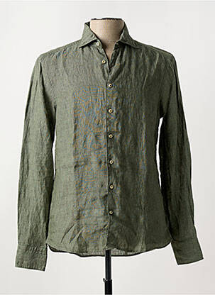 Chemise manches longues coupe droite vert STENSTRÔMS homme