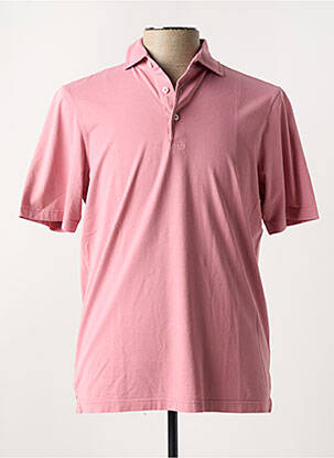 Polo coupe droite manches courtes rose GRAN SASSO homme