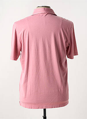 Polo coupe droite manches courtes rose GRAN SASSO homme
