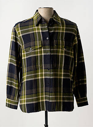 Chemise manches longues vert ASPESI pour homme