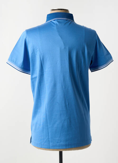 Polo coupe droite manches courtes bleu LAGERFELD homme