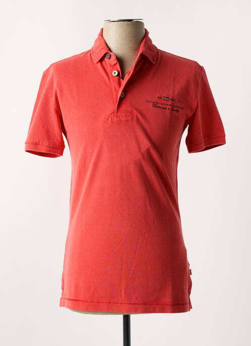 Polo coupe cintrée manches courtes orange NAPAPIJRI homme