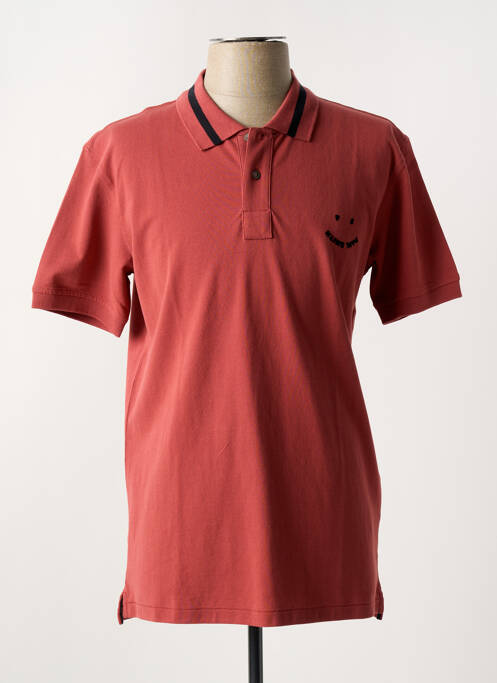 Polo coupe cintrée manches courtes marron PAUL SMITH homme