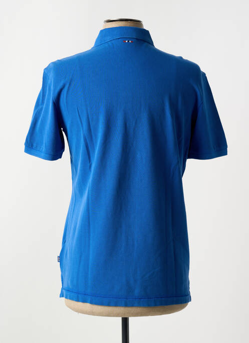 Polo coupe cintrée manches courtes bleu NAPAPIJRI homme