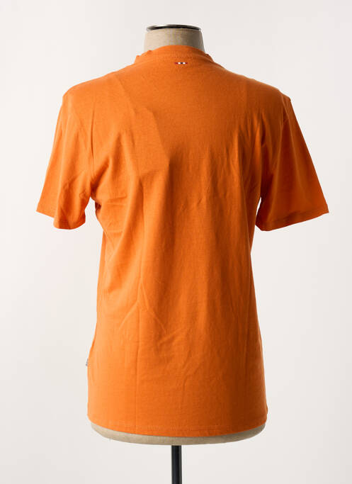 T-shirt coupe droite manches courtes orange NAPAPIJRI homme