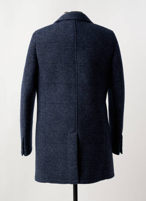 Manteau long coupe droite sans capuche gris MANUEL RITZ homme