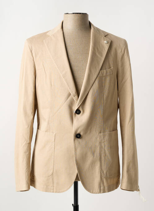 Blazer manches longues beige MANUEL RITZ homme