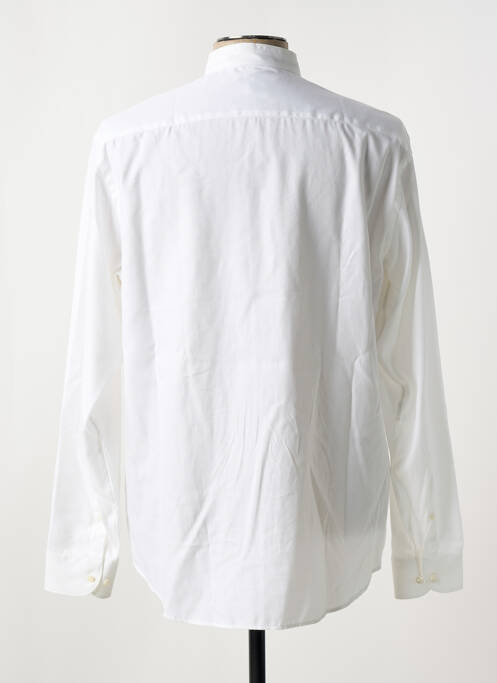 Chemise manches longues coupe droite blanc ARMANI homme