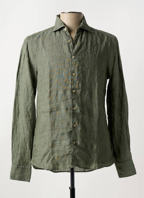 Chemise manches longues coupe droite vert STENSTRÔMS homme