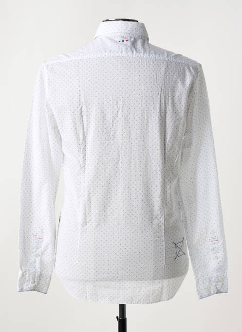 Chemise manches longues imprimé fantaisie blanc NAPAPIJRI homme