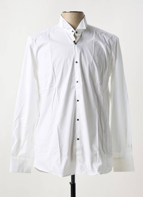Chemise manches longues blanc LAGERFELD pour homme