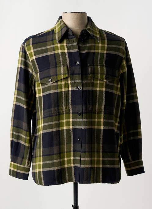 Chemise manches longues vert ASPESI pour homme