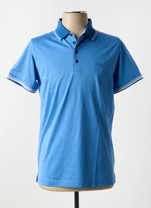 Polo bleu LAGERFELD pour homme