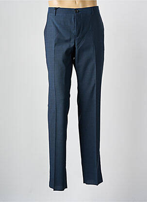 Pantalon droit tissage popeline taille normale bleu PAUL SMITH homme