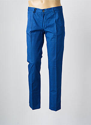 Pantalon chino stretch taille normale bleu MANUEL RITZ homme