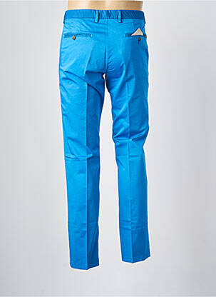 Pantalon chino stretch taille normale bleu MANUEL RITZ homme