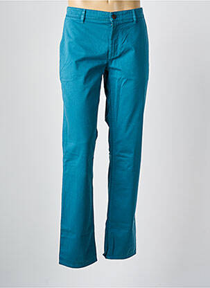 Pantalon chino stretch taille normale bleu HUGO BOSS homme