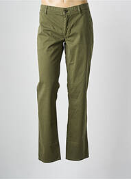 Pantalon chino stretch taille normale vert HUGO BOSS homme