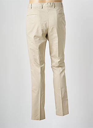Pantalon chino tissage popeline taille normale beige DEVORE homme