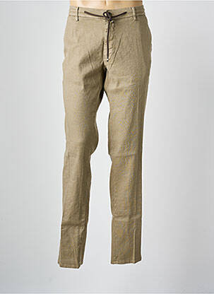 Pantalon chino stretch taille normale vert MASON'S homme