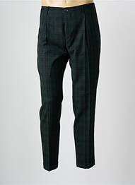 Pantalon droit stretch taille normale vert PAUL SMITH homme