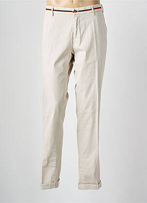 Pantalon chino stretch taille normale beige MASON'S homme