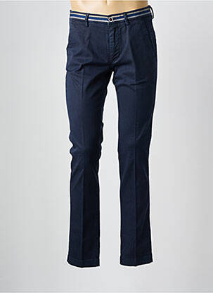 Pantalon chino stretch taille normale bleu MASON'S homme