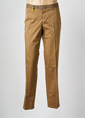 Pantalon chino marron MANUEL RITZ pour homme seconde vue