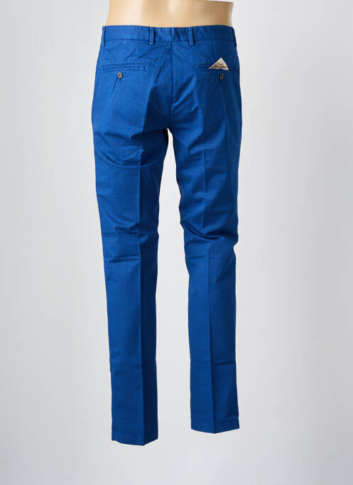 Pantalon chino stretch taille normale bleu MANUEL RITZ homme