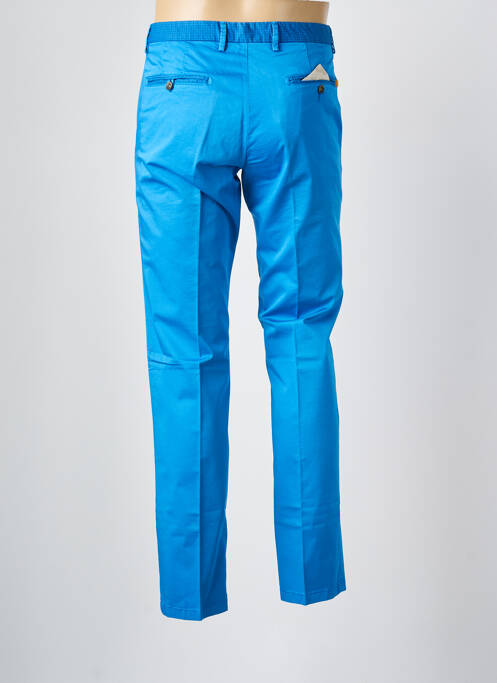 Pantalon chino stretch taille normale bleu MANUEL RITZ homme