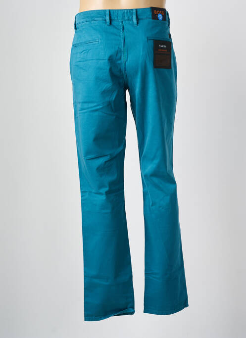 Pantalon chino stretch taille normale bleu HUGO BOSS homme