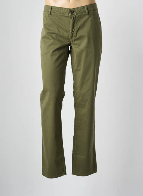 Pantalon chino stretch taille normale vert HUGO BOSS homme