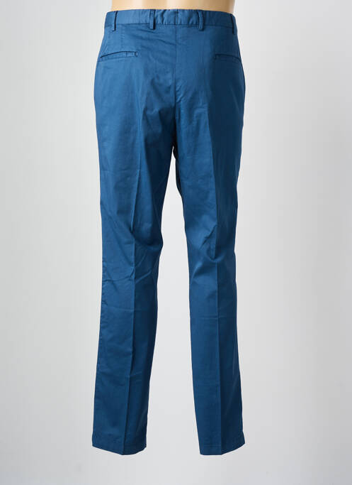 Pantalon chino tissage popeline taille normale bleu DEVORE homme