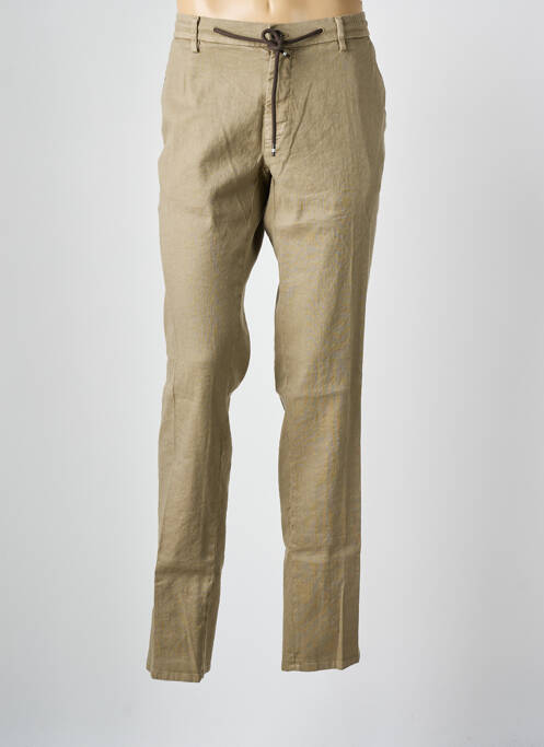 Pantalon chino stretch taille normale vert MASON'S homme