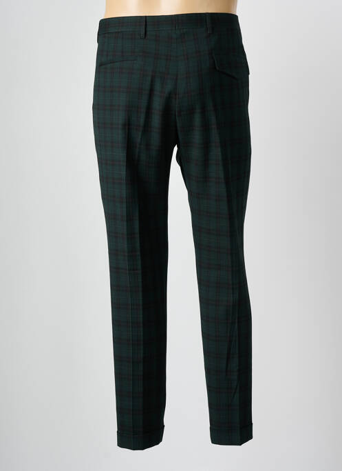 Pantalon droit stretch taille normale vert PAUL SMITH homme
