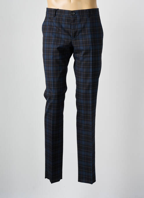 Pantalon droit stretch taille normale bleu PAUL SMITH homme