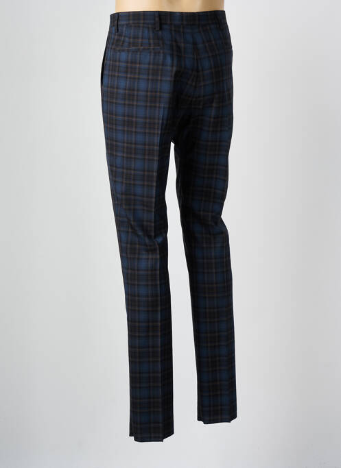 Pantalon droit stretch taille normale bleu PAUL SMITH homme