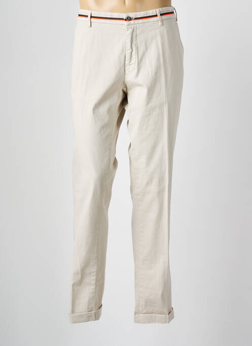 Pantalon chino stretch taille normale beige MASON'S homme