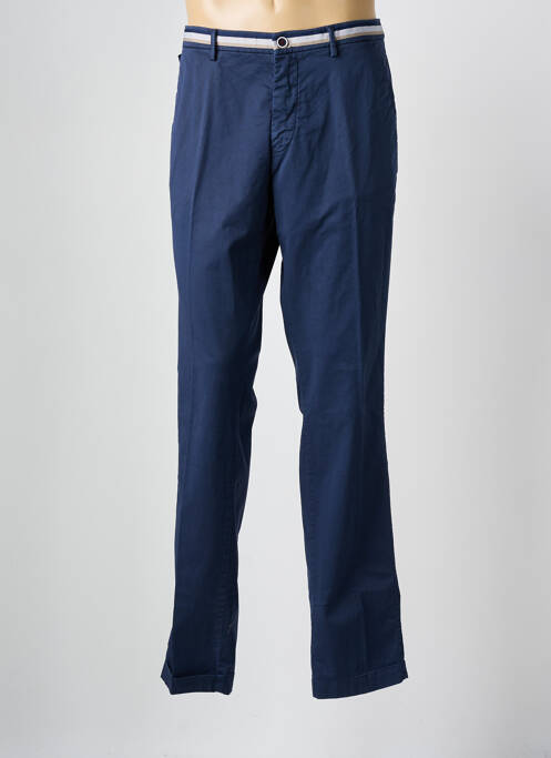 Pantalon chino stretch taille normale bleu MASON'S homme