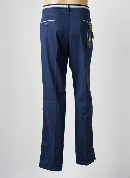 Pantalon chino stretch taille normale bleu MASON'S homme