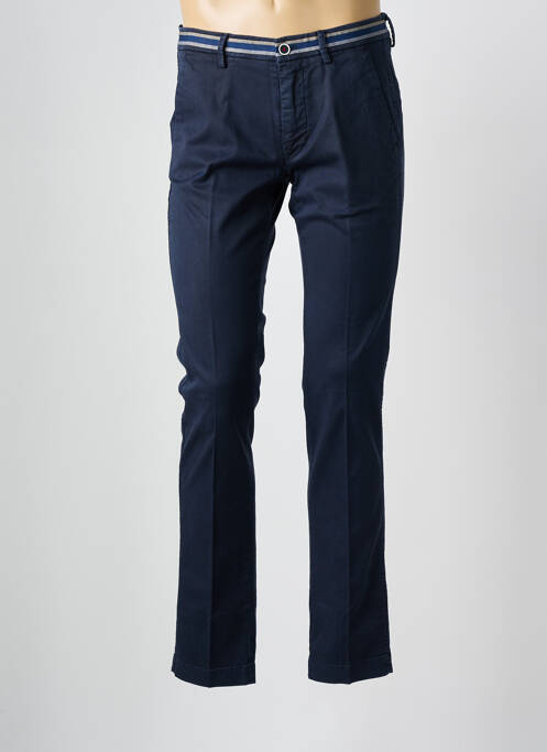 Pantalon chino stretch taille normale bleu MASON'S homme